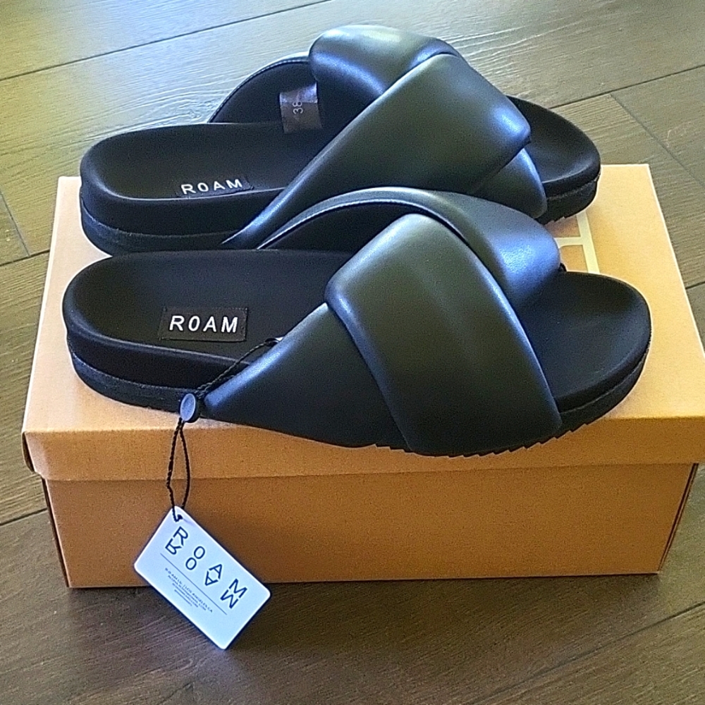 ROAM Black Women's Sandals